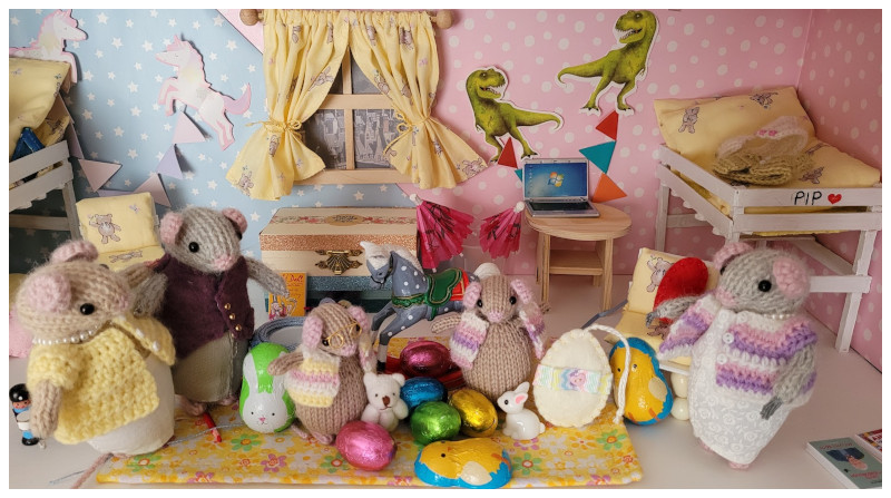 The childrens' playroom